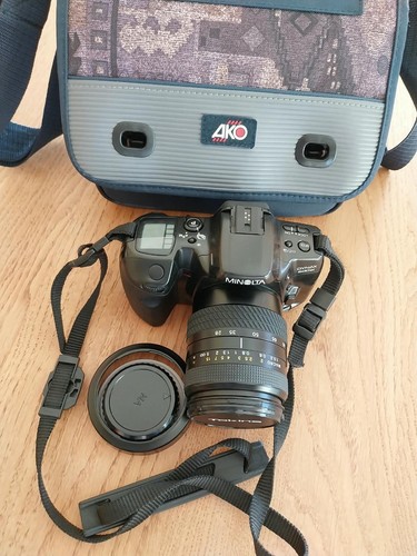 Fotoapparat analog mit tasche - fotoapparat,