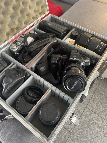 Koffer mit fotoapparat - koffer,