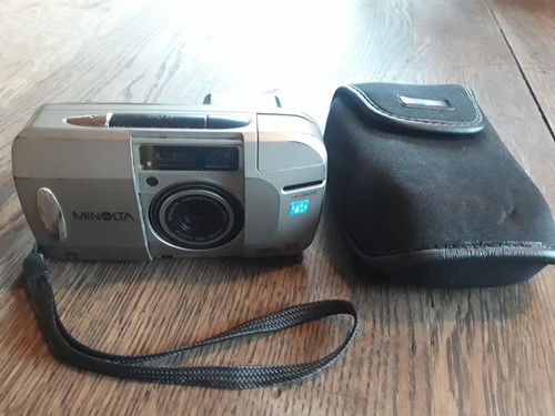 Minolta fotoapparat mit - mit, etui