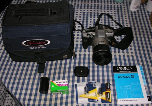 Analoger fotoapparat minolta - analoger,