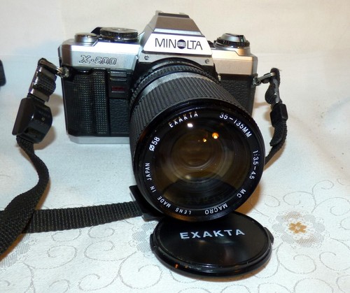 Minolta 500 35mm slr - x-500,